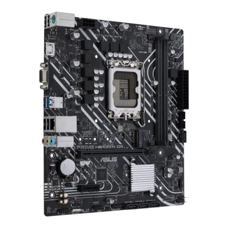 Asus | PRIME H610M-K D4 | Processor family Intel | Processor socket LGA1700 | DDR4 DIMM | Memory slots 2 | Supported hard disk - 2